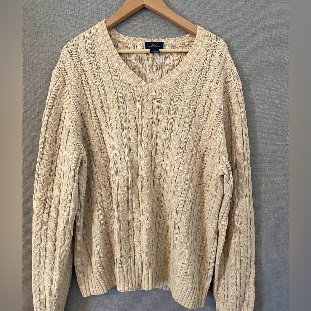 Vintage Brooks Brothers Cable-knot Sweater